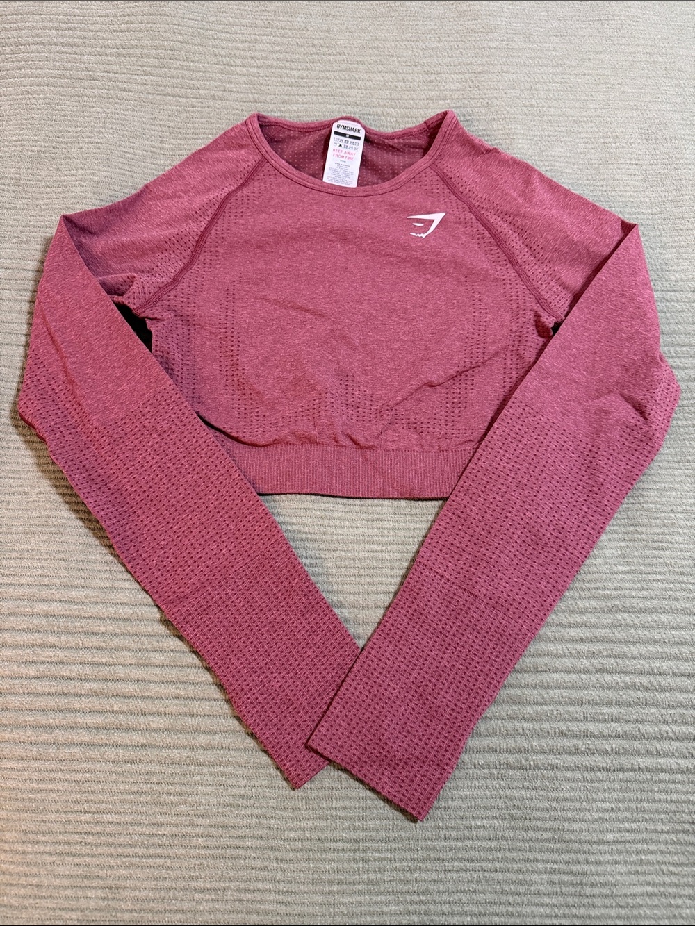 Gymshark Vital Seamless Long-Sleeve Crop Top